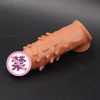 CG-28Spiked extended sleeve, granular silicone spike sleeve, crystal sleeve, thorn sleeve, couple resonance fun, adult sex products - 图片 4