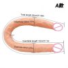 CG41 Female double-headed long anal plug LES lesbian masturbation device double faucet penis sex toys - 图片 3
