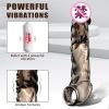 CG-30New men's crystal wolf tooth sleeves, lengthened and thickened vibration penis sleeves, adult sex toys, male products - 图片 4