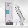 CG-30New men's crystal wolf tooth sleeves, lengthened and thickened vibration penis sleeves, adult sex toys, male products - 图片 5