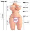 CG51 Large size real half-body molded adult toy male masturbator food grade pure silicone simulation - 图片 4