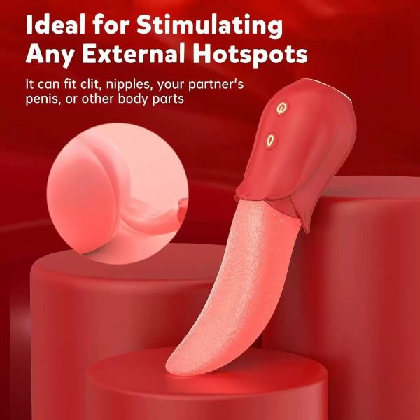 CG-9   Female Artificial Tongue Sucking Vibrating Masturbator Fully Automatic Orgasm Silent Adult Vibrator Female Sex Toys