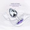 CG-11 3Size Metal Anal Plug Beginner Butt Plug Masturbation Tool S - 图片 4