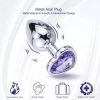 CG-11 3Size Metal Anal Plug Beginner Butt Plug Masturbation Tool S - 图片 3