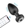 CG-12  10 Frequency Sex Products Charging Silver Diamond Vibration Masturbation Manufacturer Backyard Adult APPSM Male Anal Plug Female Remote Control - 图片 5