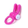 CG-19  New Rabbit Ear Vibrating Ring, Massage Ring, Lock Essence, Vibrating Ring, Men's Masturbation Apparatus, Adult Sex Toys - 图片 3