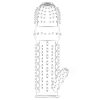 CG-24   Mace Sleeve Reusable Barbed Particle Couple Adult Sex Toys SM Toy for Men - 图片 2