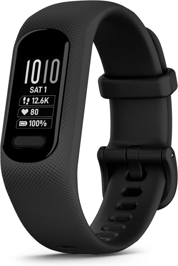Garmin vívosmart 5, Fitness Tracker, Long-Lasting Battery, Simple Design, Black